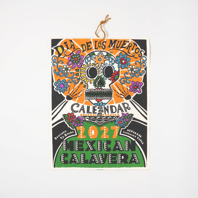 Mexican Calavera Wall Calendar 2027 / Amina Collection Co., Ltd. - bungu