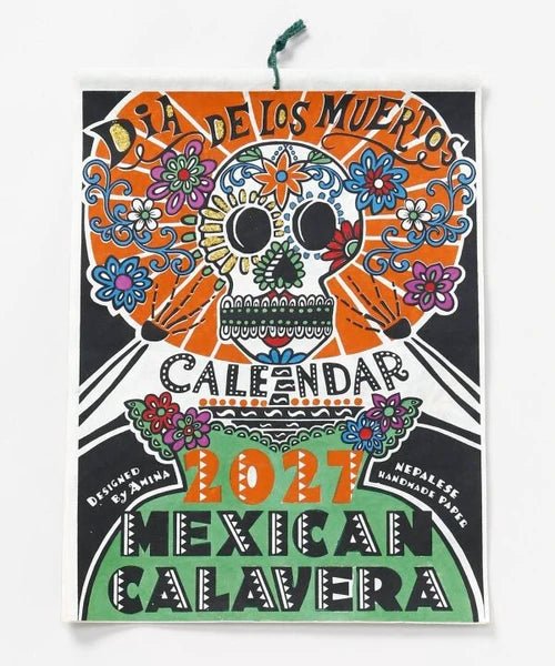 Mexican Calavera Wall Calendar 2027 / Amina Collection Co., Ltd. - bungu
