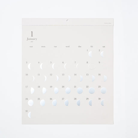 Michiru Moon Phase Wall Calendar 2027 / Replug - bungu