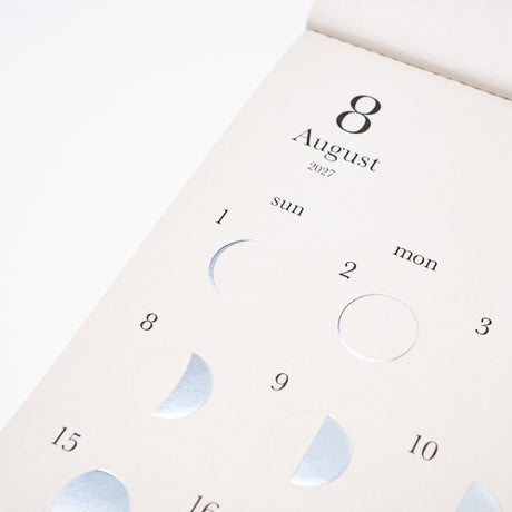 Michiru Moon Phase Wall Calendar 2027 / Replug - bungu