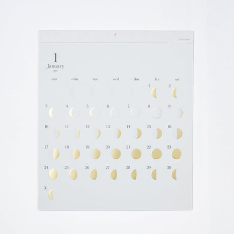 Michiru Moon Phase Wall Calendar 2027 / Replug - bungu
