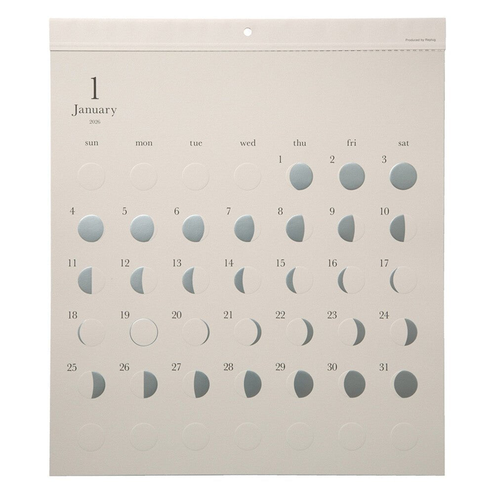 Michiru Moon Phase Wall Calendar 2027 / Replug - bungu