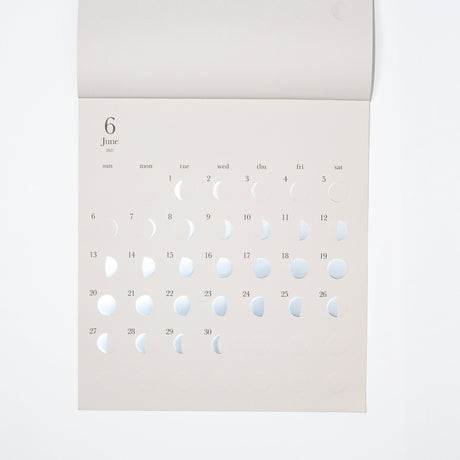 Michiru Moon Phase Wall Calendar 2027 / Replug - bungu