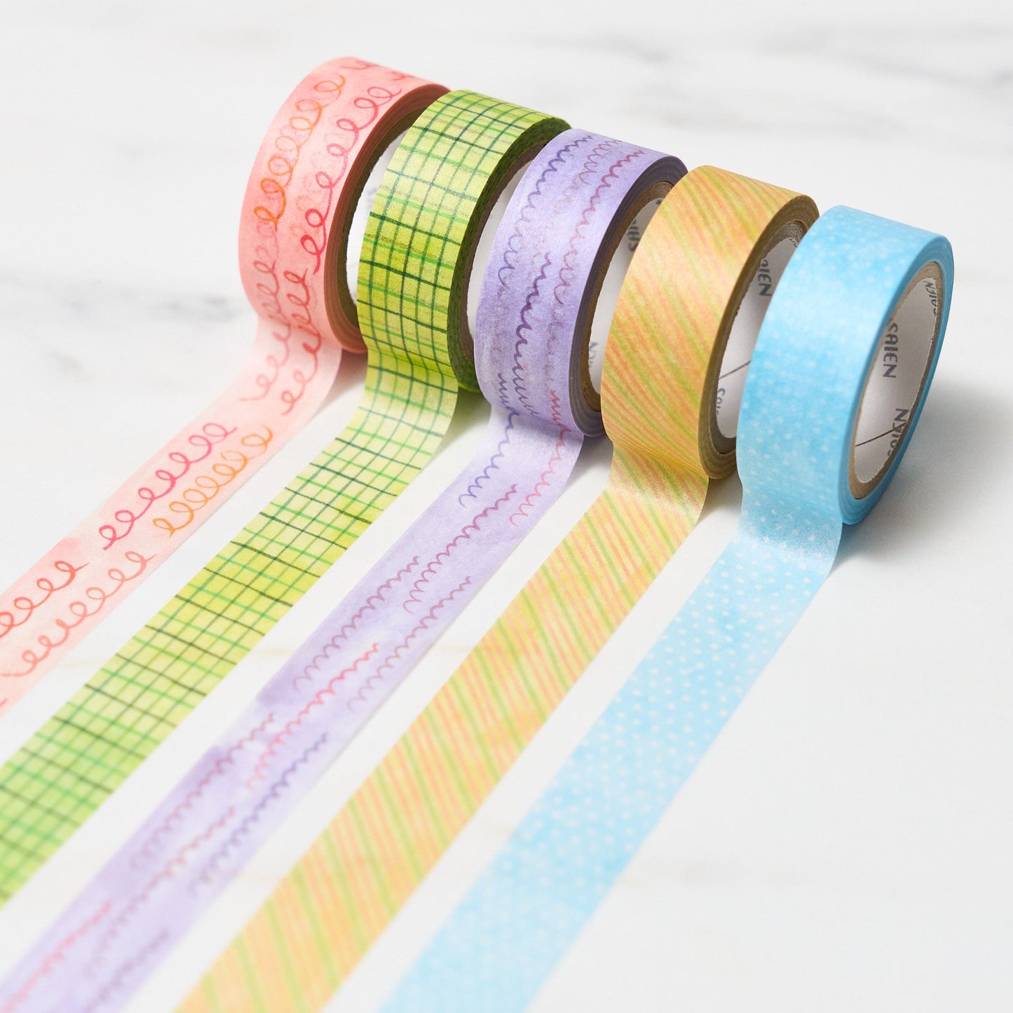 Miki Tamura Chigiri - e 5 - Color Set Masking Tape / SAIEN - bungu