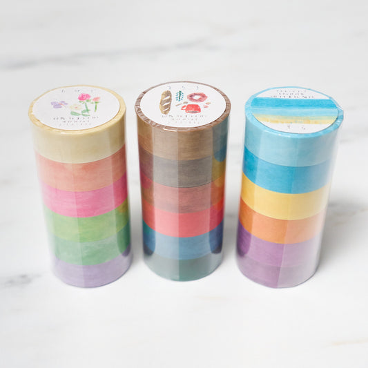 Miki Tamura Chigiri - e 6 - Color Set Masking Tape / SAIEN - bungu