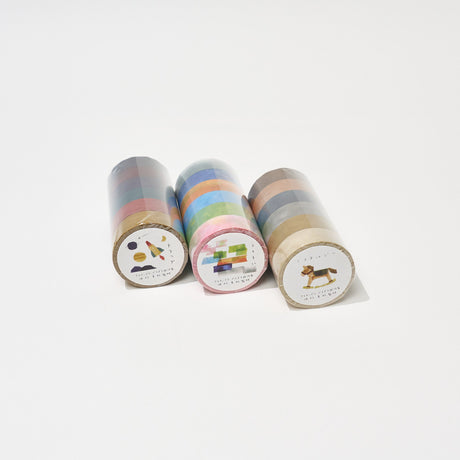 Miki Tamura Chigiri-e Masking Tape 6-Roll Set / SAIEN - bungu