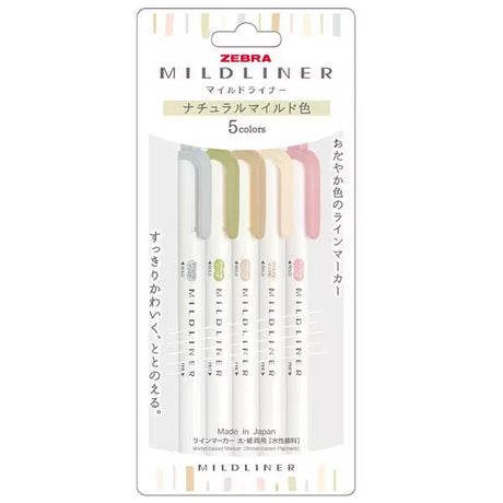 Mildliner Highlighter Set / Zebra - bungu