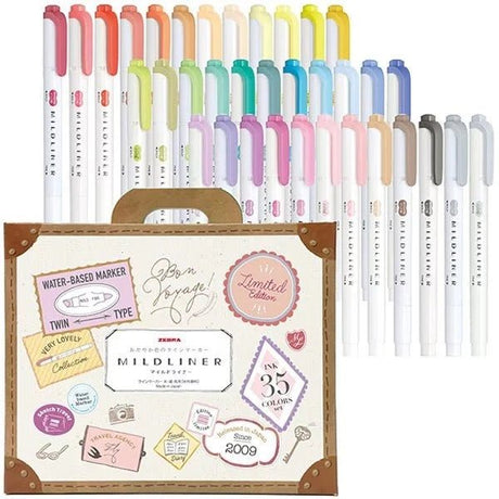 Mildliner Highlighter Set / Zebra - bungu