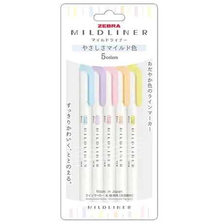 Mildliner Highlighter Set / Zebra - bungu