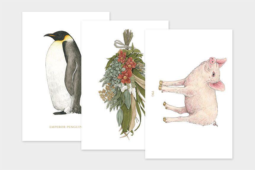 Art Touch Miltata Postcards/ TOUCH & FLOW