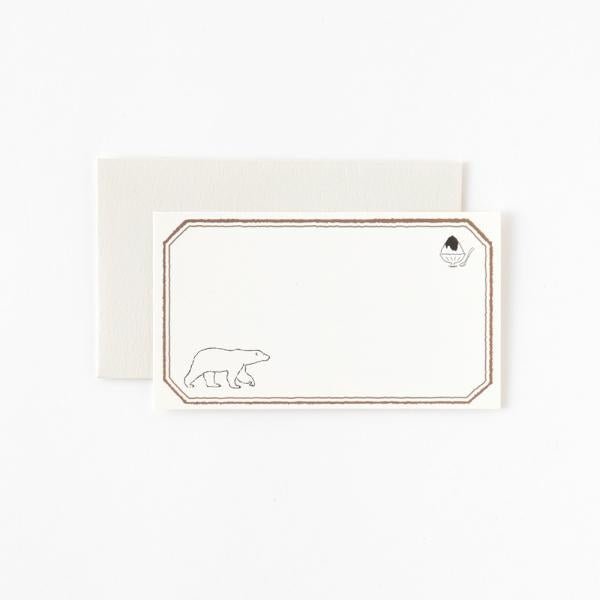 Mini Card with Envelope / GreenFlash - bungu