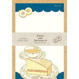 Mini Letter Set Mino Washi Sweets Aya Inoue Collection / Furukawashiko - bungu