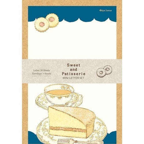Mini Letter Set Mino Washi Sweets Aya Inoue Collection / Furukawashiko - bungu