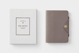 Mini Sketch B7 Notebook & Planner Leather Cover / TOUCH & FLOW - bungu