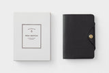 Mini Sketch B7 Notebook & Planner Leather Cover / TOUCH & FLOW - bungu