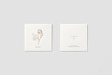 Mini Square Message Card with Envelope / TOUCH & FLOW - bungu