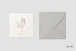 Mini Square Message Card with Envelope / TOUCH & FLOW - bungu