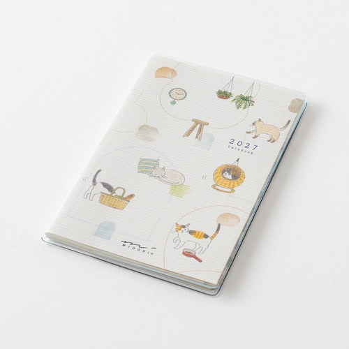 Cat Pocket Diary 2027 / MIDORI