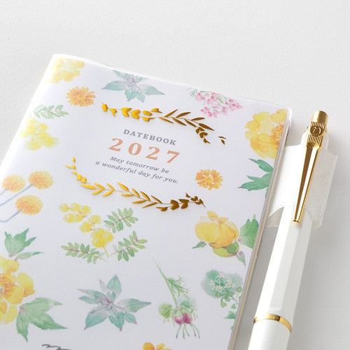 Country Time Floral Pocket Diary 2027 / MIDORI