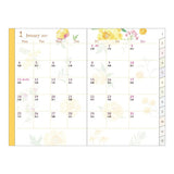 Country Time Floral Pocket Diary 2027 / MIDORI