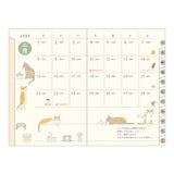 Cat Pocket Diary 2027 / MIDORI