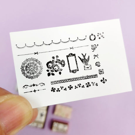 Miniature DIY Retro Stamp Kit / TOKYO NEEET - bungu
