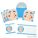 Mino Washi Mashikaku Pochibun Square Mini Letter Set / Furukawa Shiko - bungu