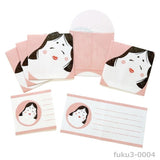 Mino Washi Mashikaku Pochibun Square Mini Letter Set / Furukawa Shiko - bungu