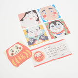 Mino Washi Mashikaku Pochibun Square Mini Letter Set / Furukawa Shiko - bungu