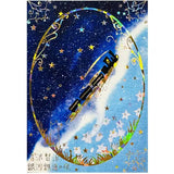 Miyazawa Kenji Gentokan Kirapika Postcard / Seal Do - bungu