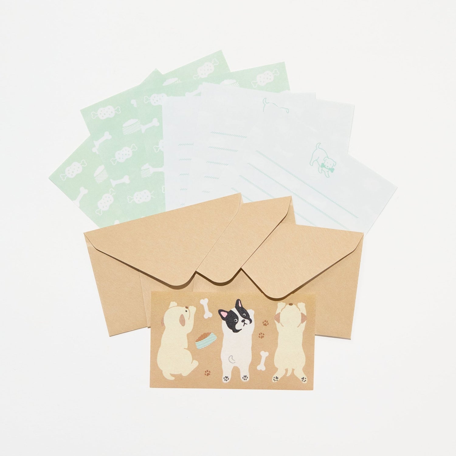 Mogu Mogu Animal Mini Letter Set / MIDORI - bungu