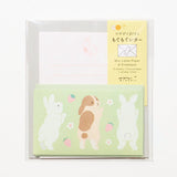 Mogu Mogu Animal Mini Letter Set / Midori DESIGNPHIL - bungu