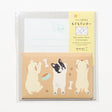 Mogu Mogu Animal Mini Letter Set / Midori DESIGNPHIL - bungu