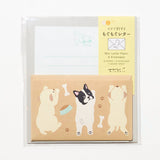 Mogu Mogu Animal Mini Letter Set / Midori DESIGNPHIL - bungu