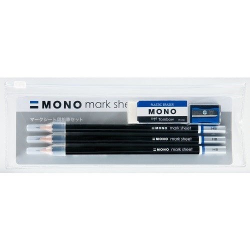 MONO Mark Sheet Wooden Pencils with Case / Tombow - bungu