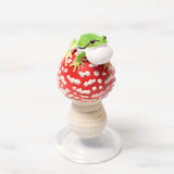 MONO+ Mushroom and Tree Frog Figure Mascot & Key Chain 2 Gacha Capsule - bungu