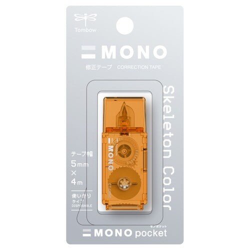 MONO Pocket Correction Tape Skeleton Color / Tombow - bungu