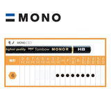 MONO - R S Wooden Pencil 1 Dozen Pack / Tombow - bungu