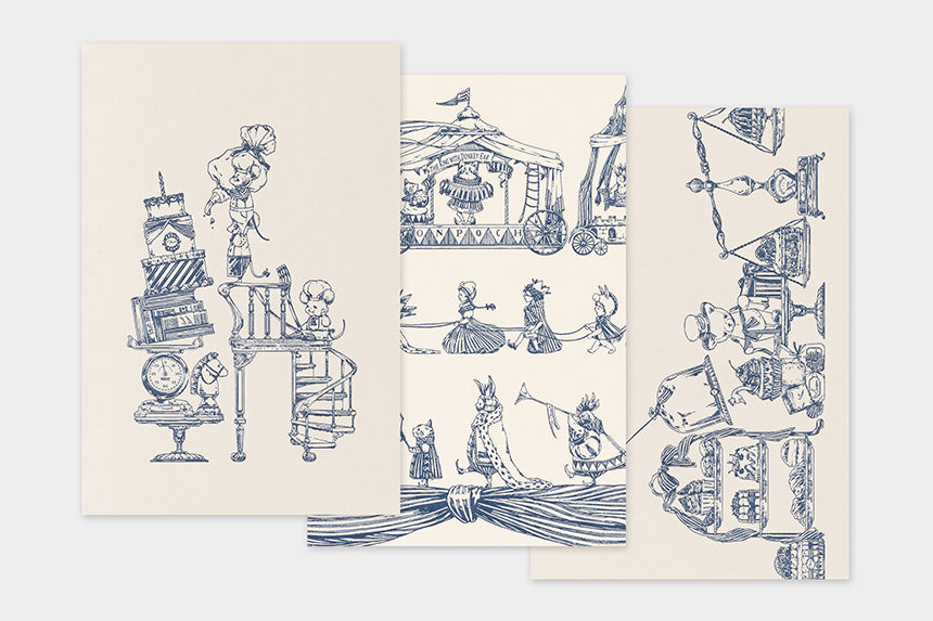 Art Touch monpoche Letterpress Postcards / TOUCH & FLOW