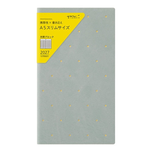 PRD A5 Slim Diary 2027 / MIDORI