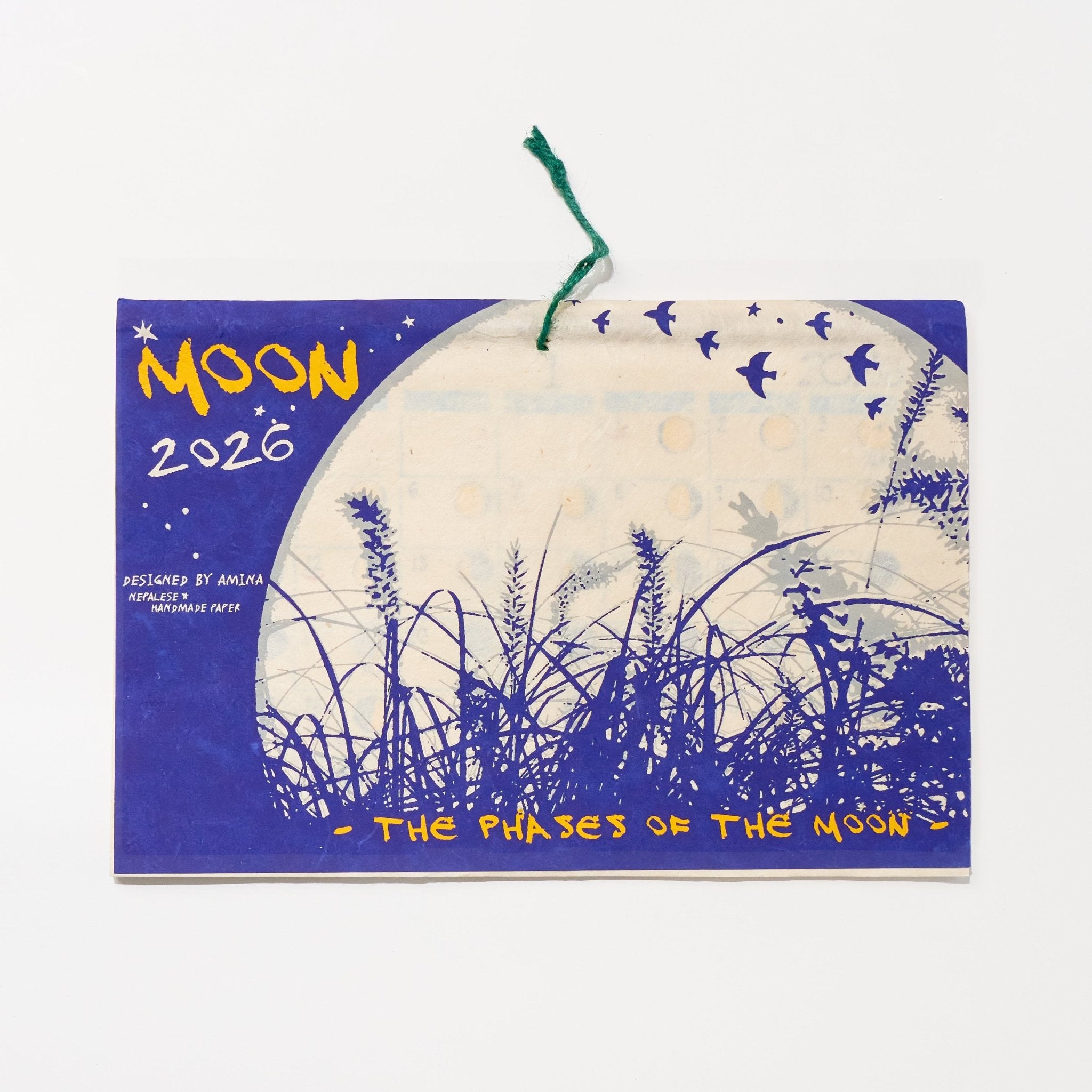 Moon Phase Calendar 2026 Designed by Amina / Amina Collection Co