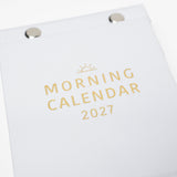 Morning Daily Calendar 2027 / Shin Nihon Calendar - bungu