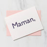 Mother's Day Greeting Cards / Letterpress Letters - bungu