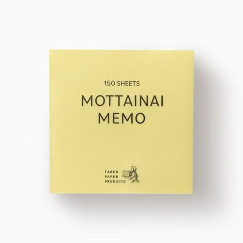 MOTTAINAI MEMO Block / TAKEO PAPER PRODUCTS - bungu