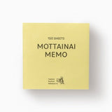MOTTAINAI MEMO Block / TAKEO PAPER PRODUCTS - bungu