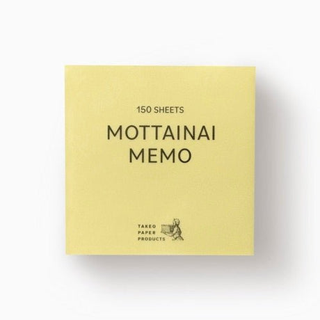 MOTTAINAI MEMO Block / TAKEO PAPER PRODUCTS - bungu