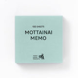 MOTTAINAI MEMO Block / TAKEO PAPER PRODUCTS - bungu
