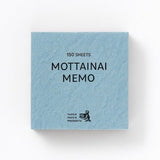 MOTTAINAI MEMO Block / TAKEO PAPER PRODUCTS - bungu