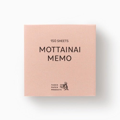 MOTTAINAI MEMO Block / TAKEO PAPER PRODUCTS - bungu