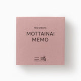 MOTTAINAI MEMO Block / TAKEO PAPER PRODUCTS - bungu